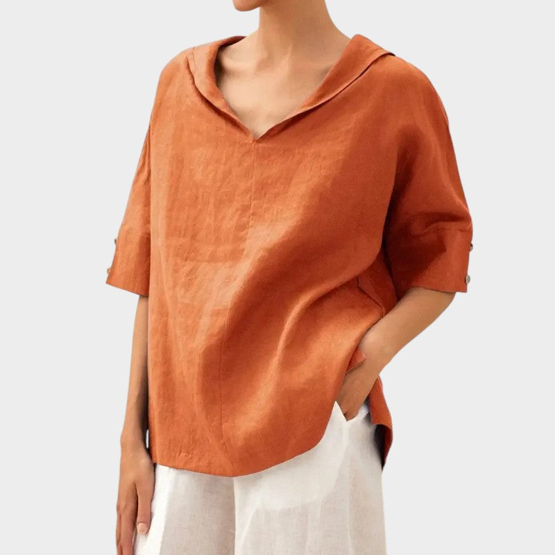 Soraya™ - Lös Casual Sommarblus