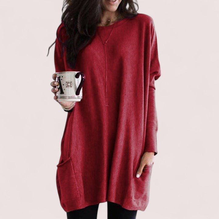 Adela™ | Oversized Rundhalsad Tröja