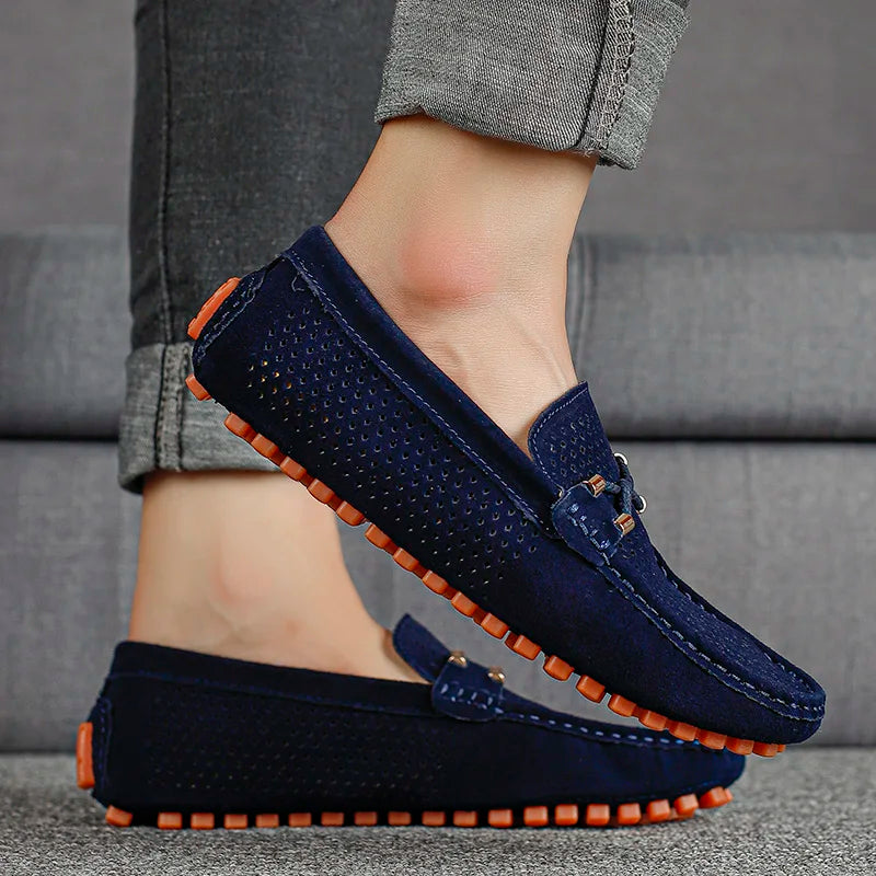Bjarne | Andningsbara Loafers i Skinn