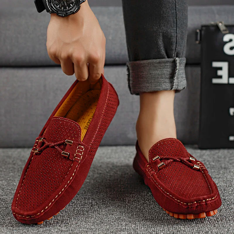 Bjarne | Andningsbara Loafers i Skinn