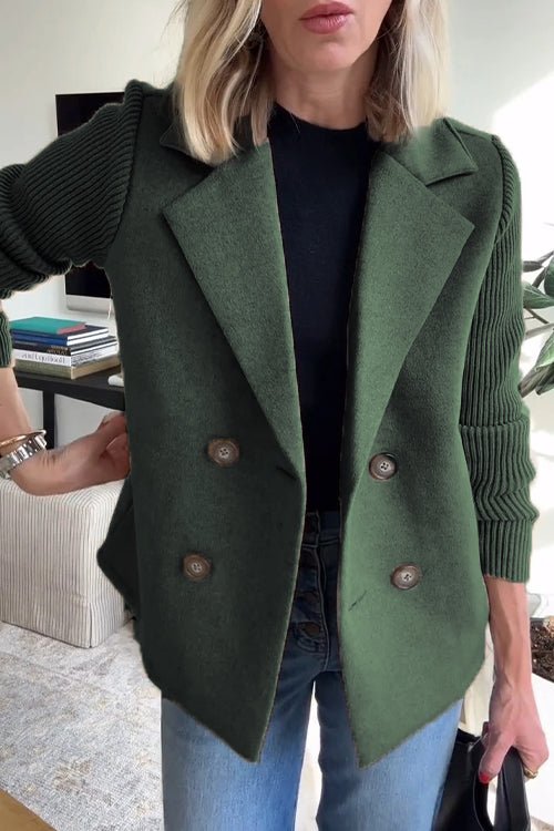 HagaStockholm™ | Elegant Stickad Ärmlös Blazer