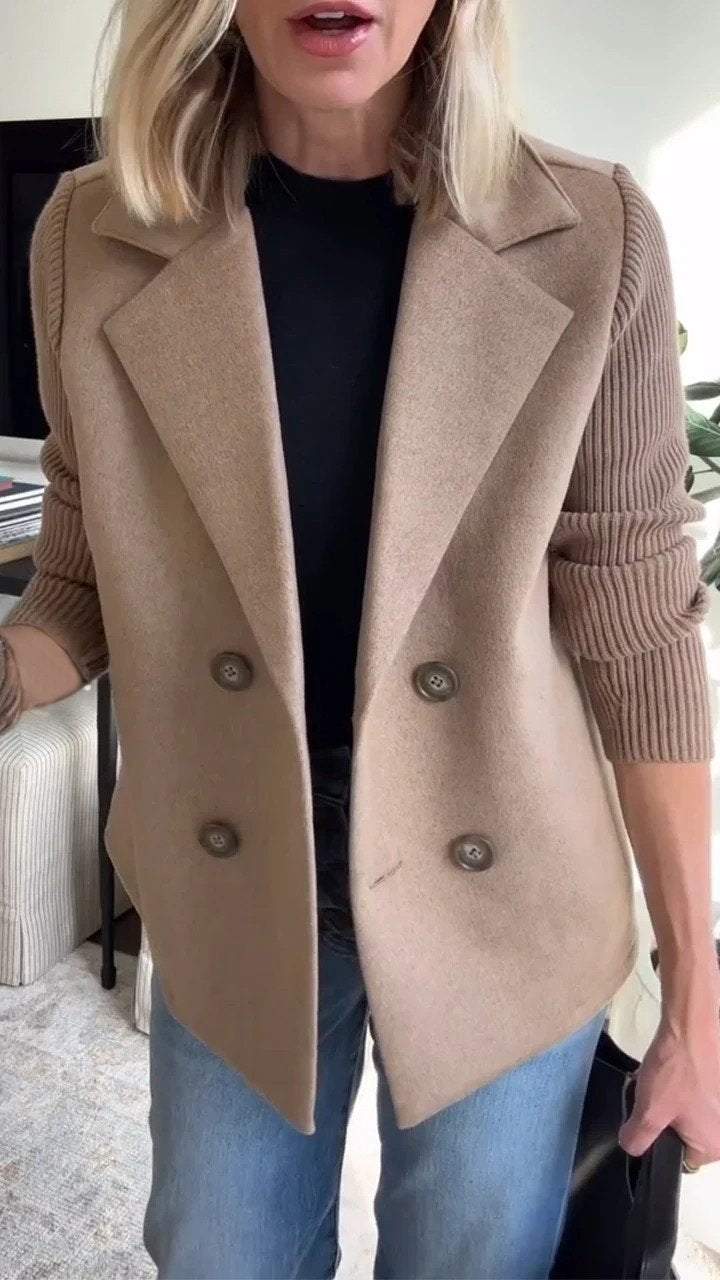 HagaStockholm™ | Elegant Stickad Ärmlös Blazer