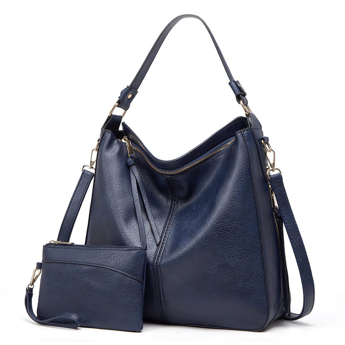 Vintage Leather Bag ’Verona’™ | Elegant väska med stor volym