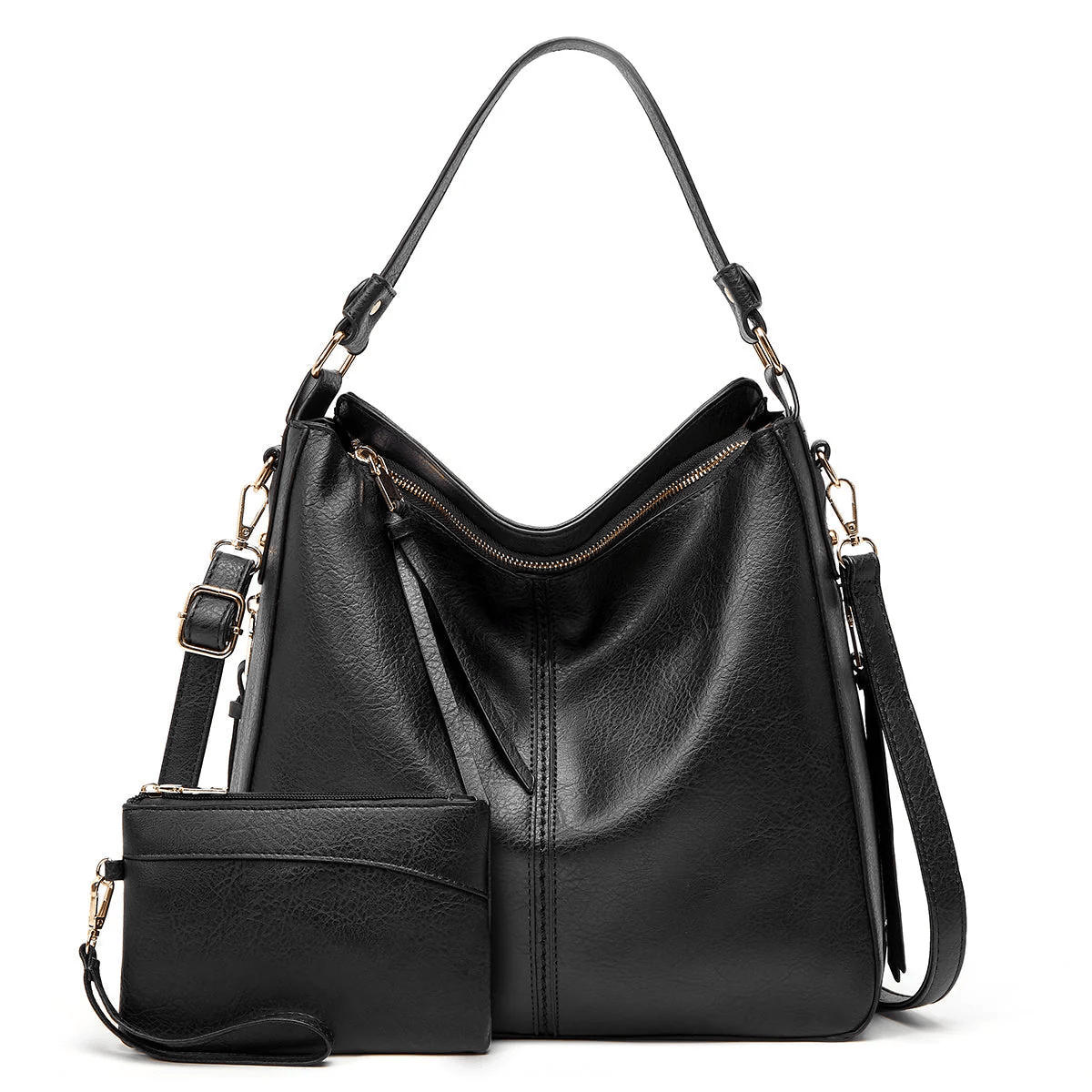 Vintage Leather Bag ’Verona’™ | Elegant väska med stor volym