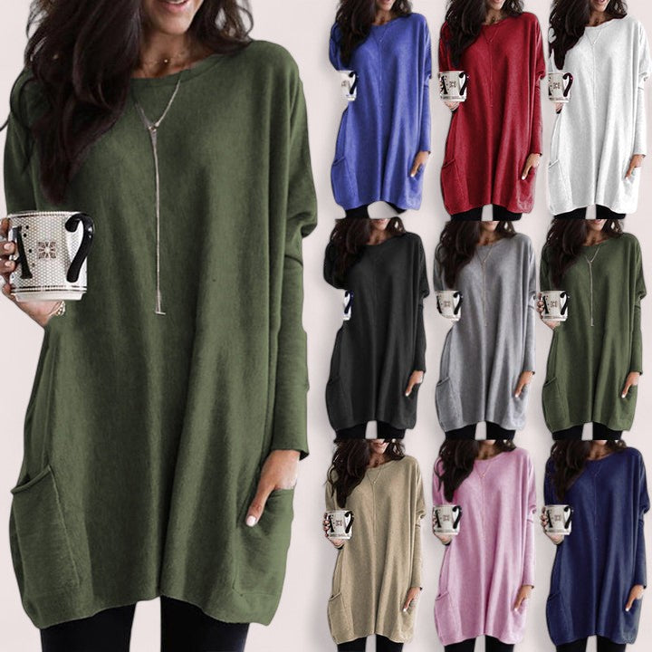Adela™ | Oversized Rundhalsad Tröja