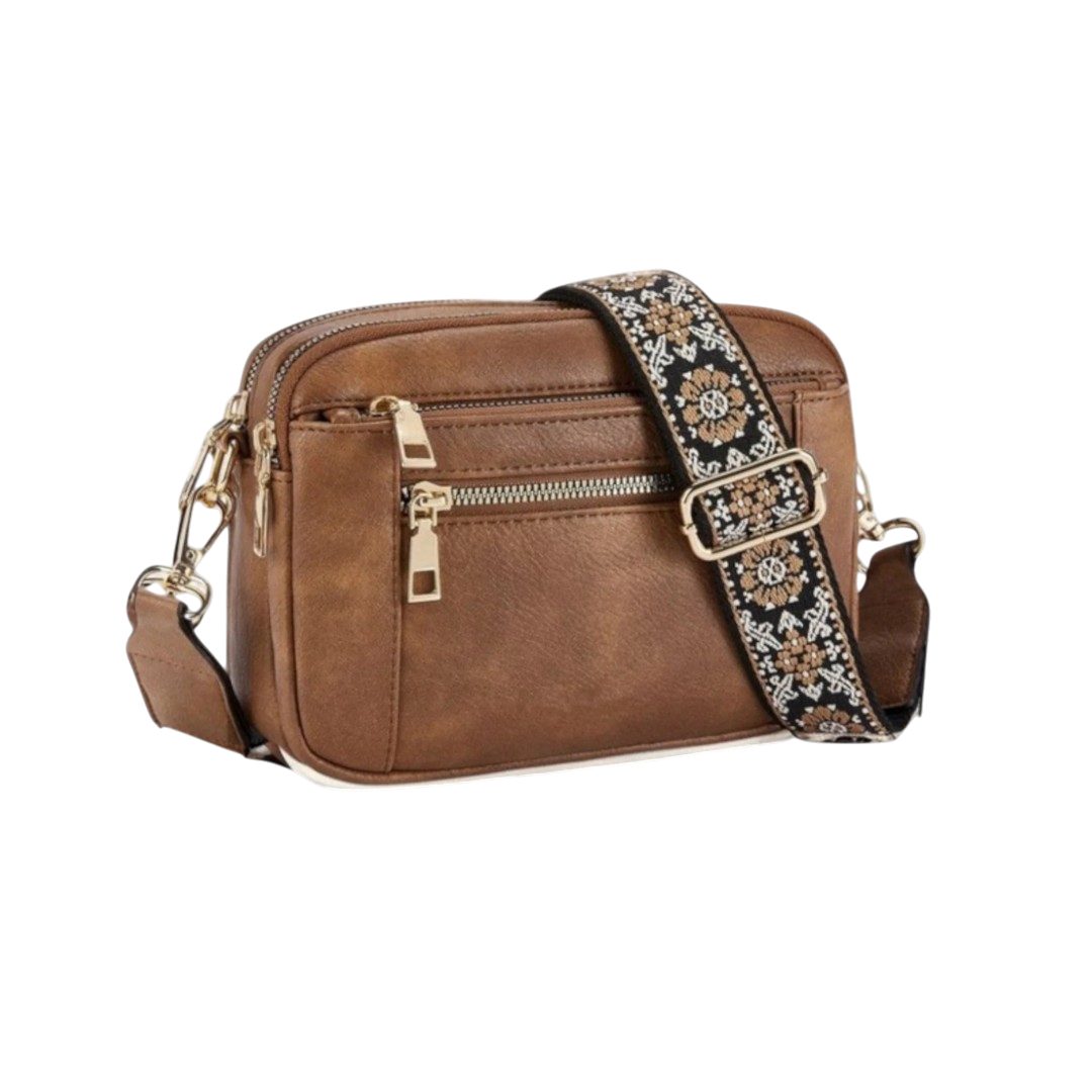 Haga™ - Elegant Läderaxelväska