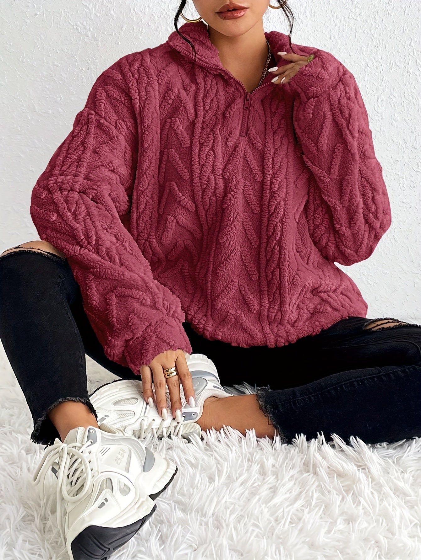 Ilse™ | Snygg fleecetröja
