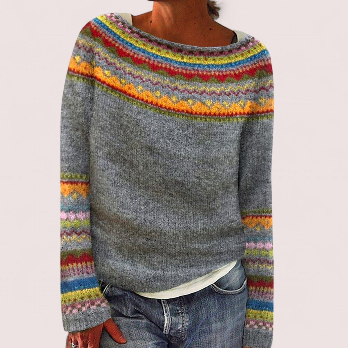 Linnea-Li™ | Retro vintertröja