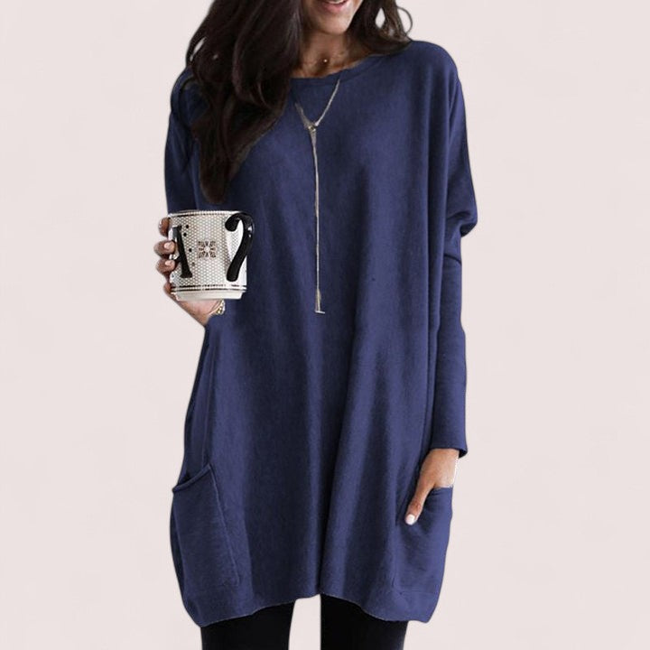 Adela™ |  Oversized Rundhalsad Tröja