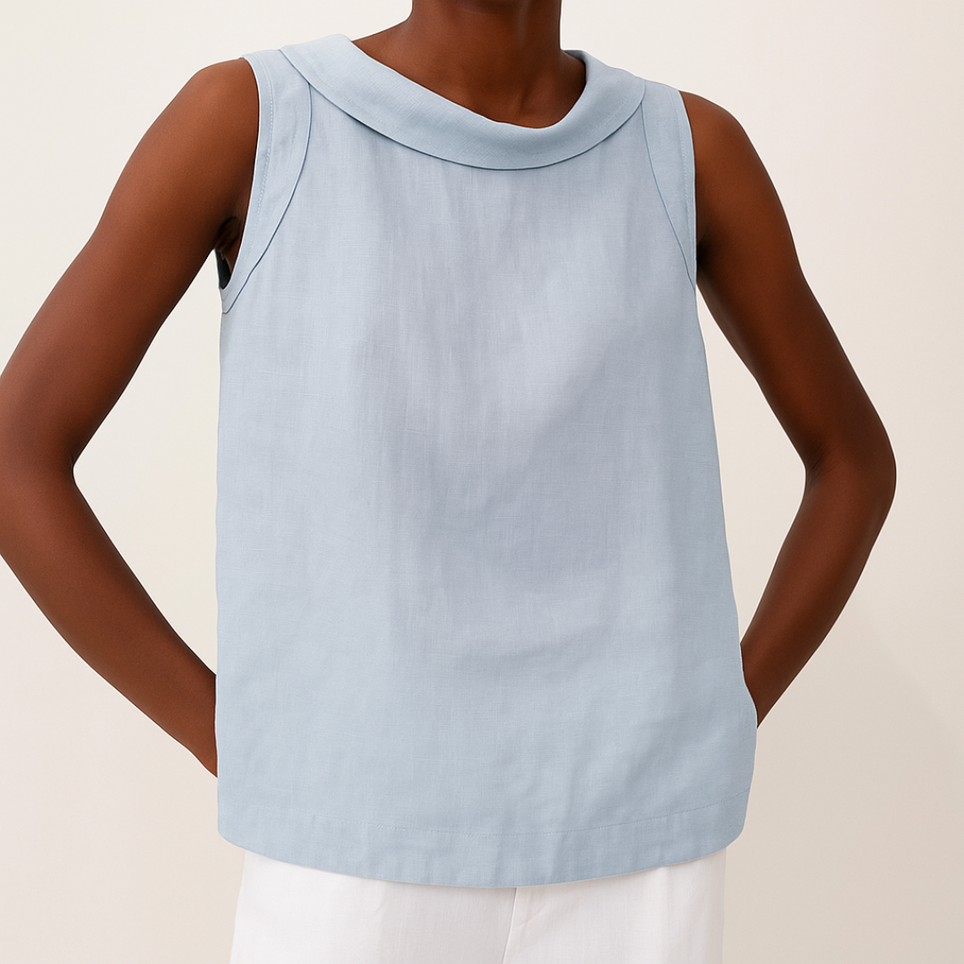 Frieda™ - Topp i Högkvalitativt och Chic Ärmlös Design