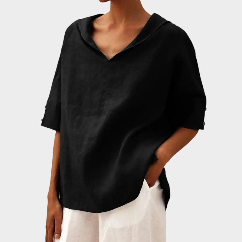 Soraya™ - Lös Casual Sommarblus