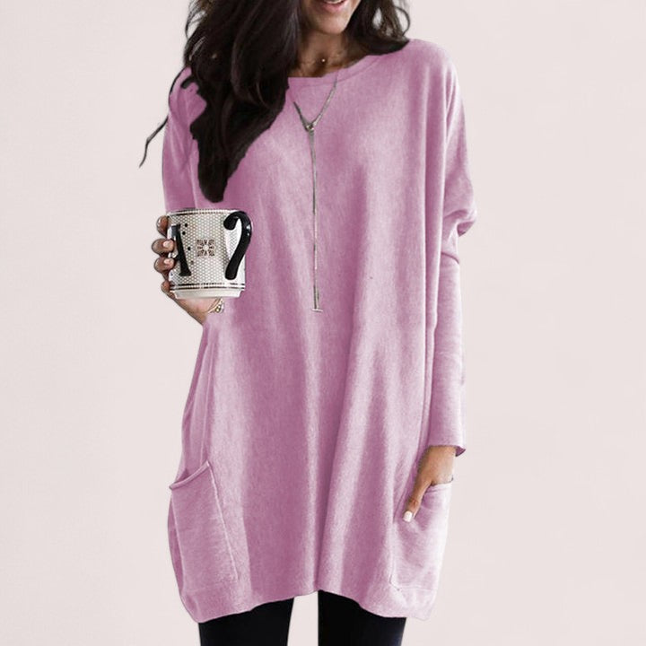 Adela™ |  Oversized Rundhalsad Tröja