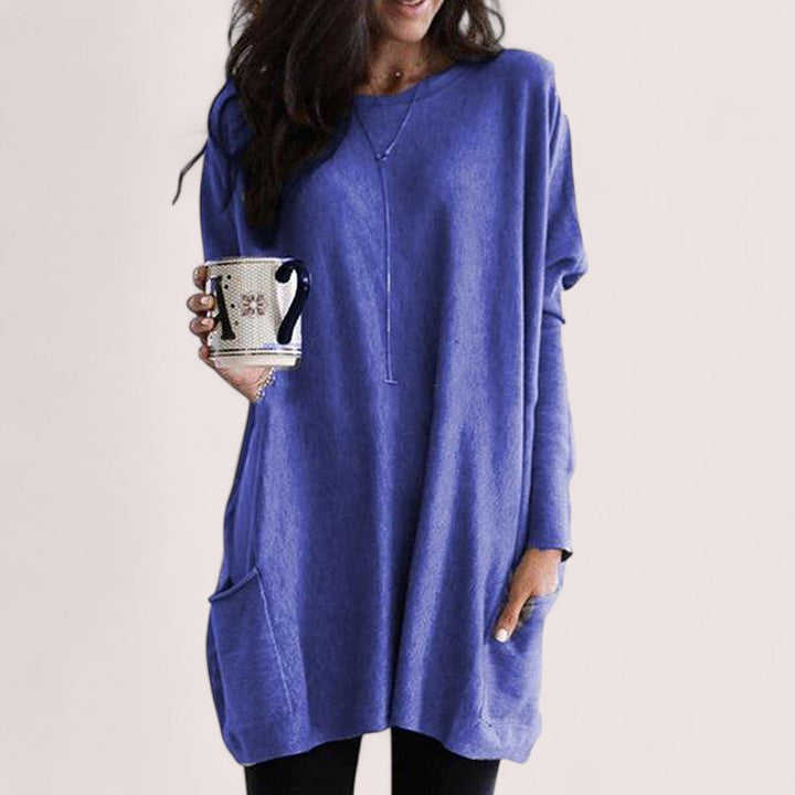 Adela™ |  Oversized Rundhalsad Tröja