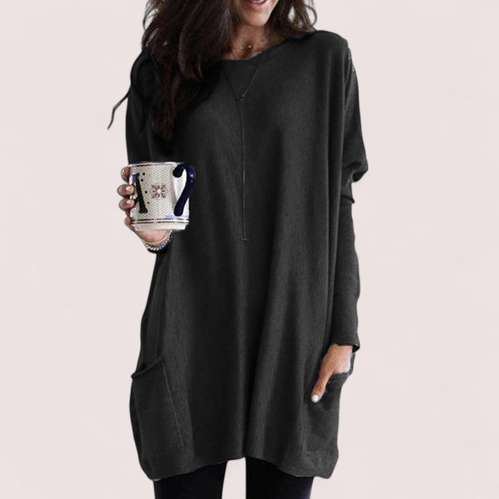 Adela™ |  Oversized Rundhalsad Tröja