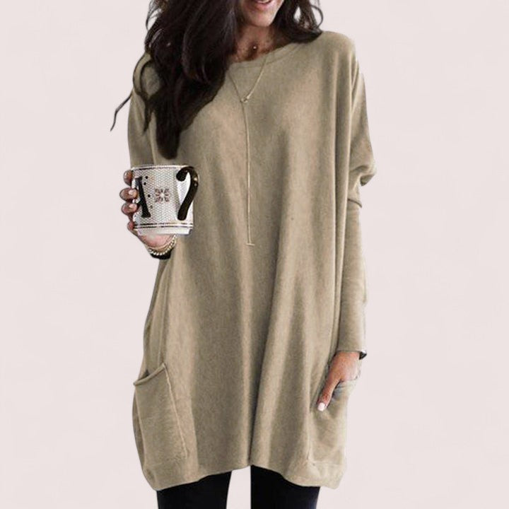 Adela™ |  Oversized Rundhalsad Tröja