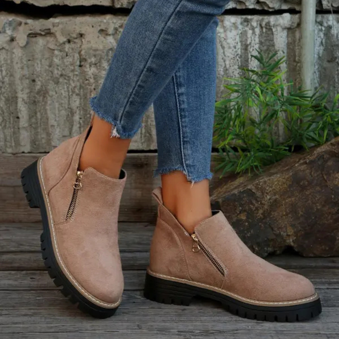 Haga | Ankelstövletter med Dragkedja