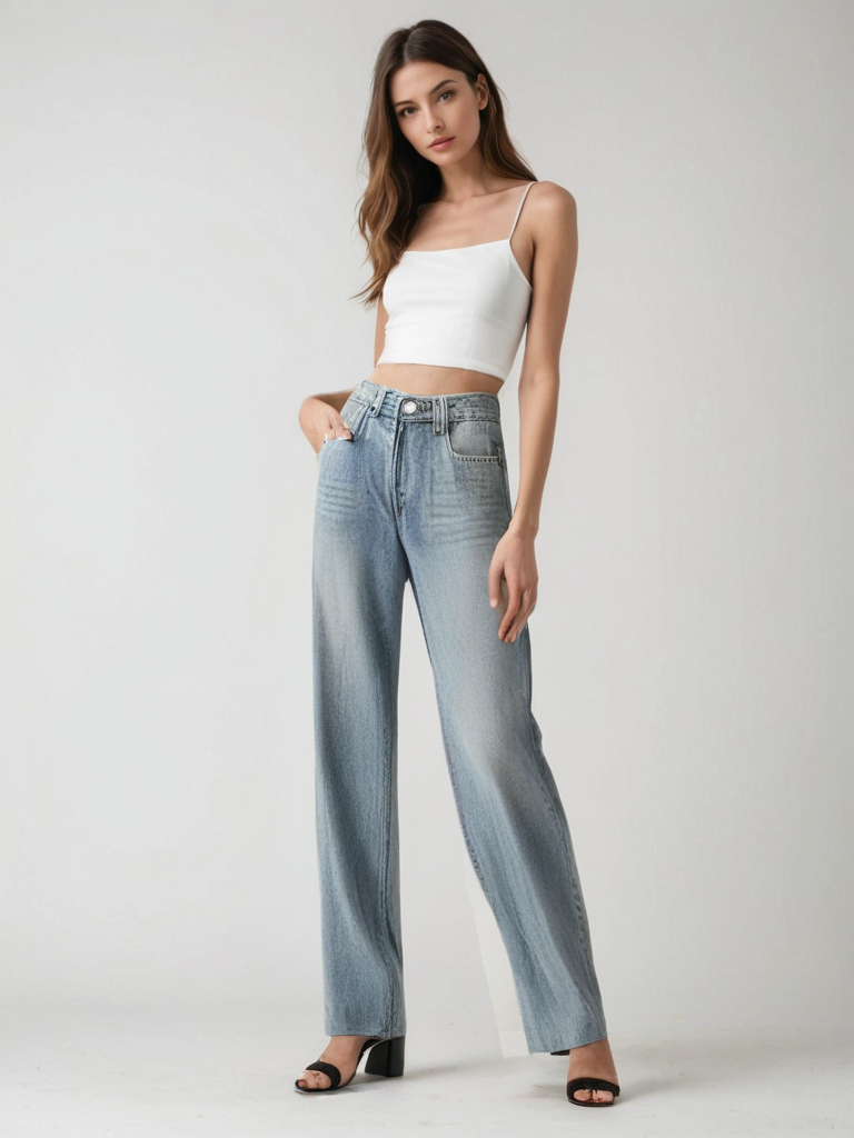 Haga™ | Vintage Utsvängd Jeans