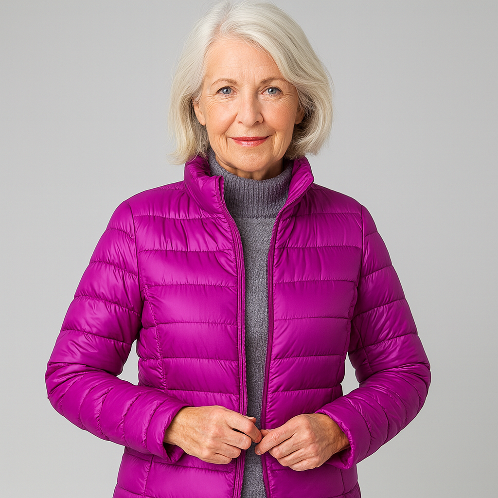 Haga™ | Ny ultralätt kort jacka med vita andfjädrar