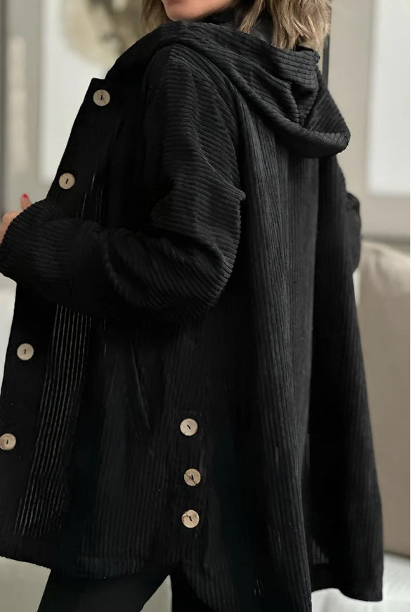 HagaStockholm™ | Corduroy jacka med huva
