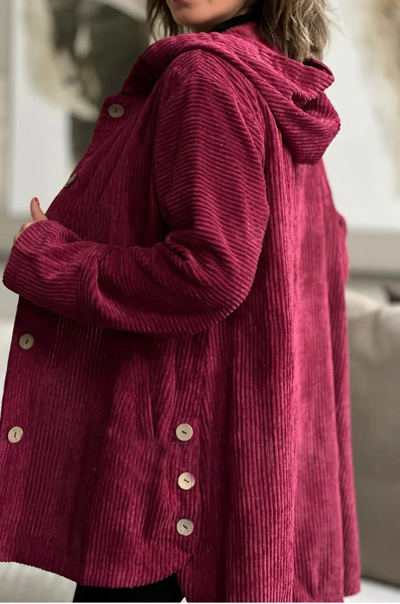 HagaStockholm™ | Corduroy jacka med huva