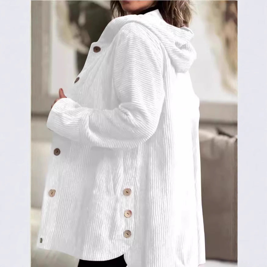 HagaStockholm™ | Corduroy jacka med huva