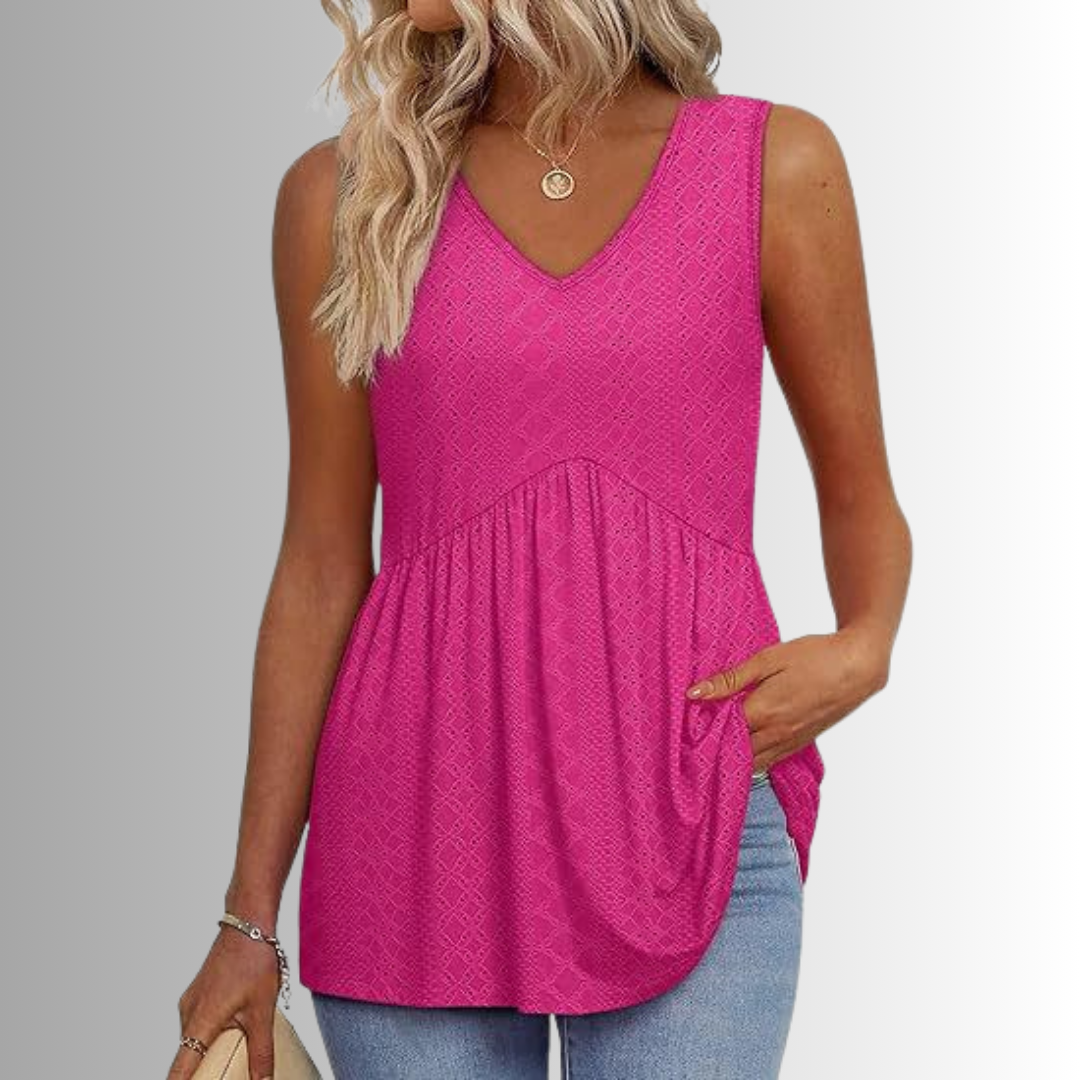 Peyton™ - Elegant & Vardaglig Mönstrad Topp