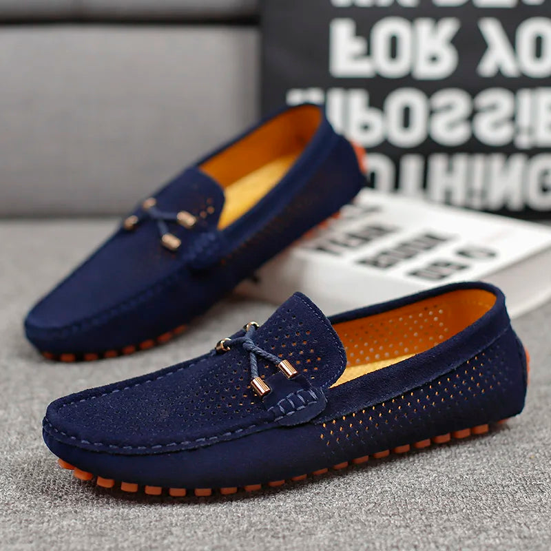 Bjarne | Andningsbara Loafers i Skinn