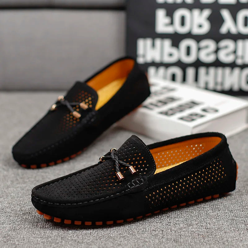 Bjarne | Andningsbara Loafers i Skinn