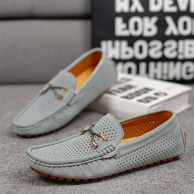 Bjarne | Andningsbara Loafers i Skinn