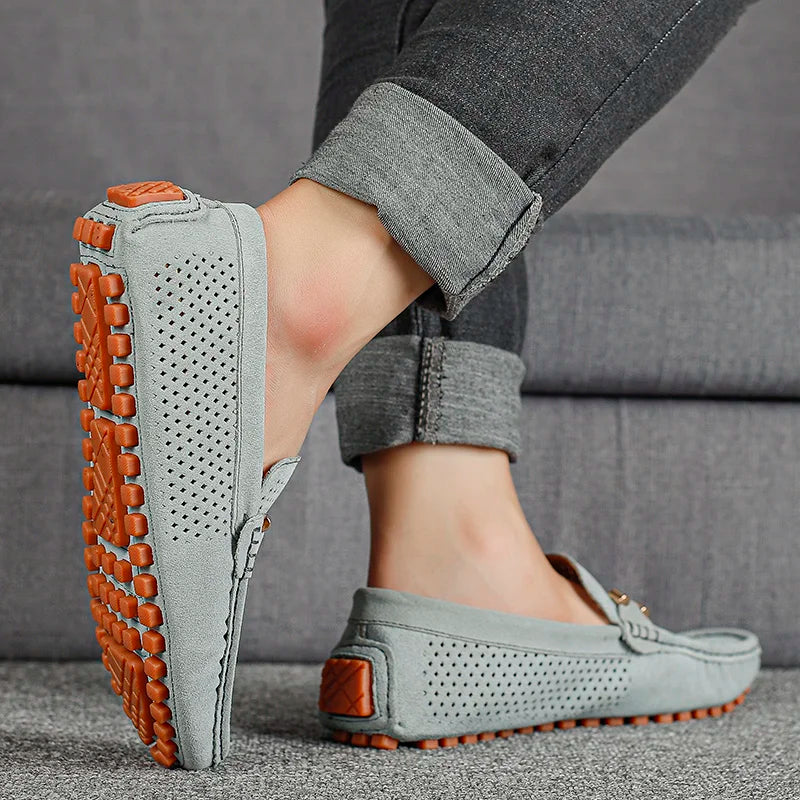 Bjarne | Andningsbara Loafers i Skinn