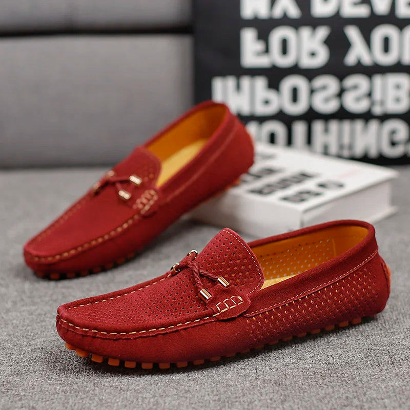 Bjarne | Andningsbara Loafers i Skinn