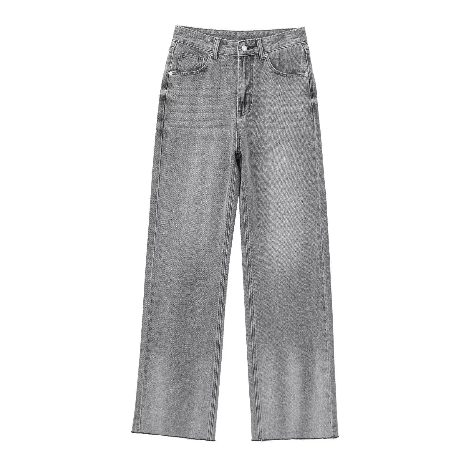 Haga™ | Grå Utställd Jeans