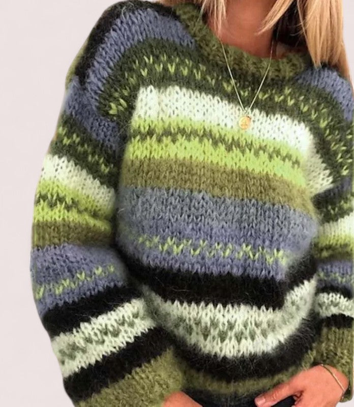 Melinda™ |  Mysig Stickad Tröja