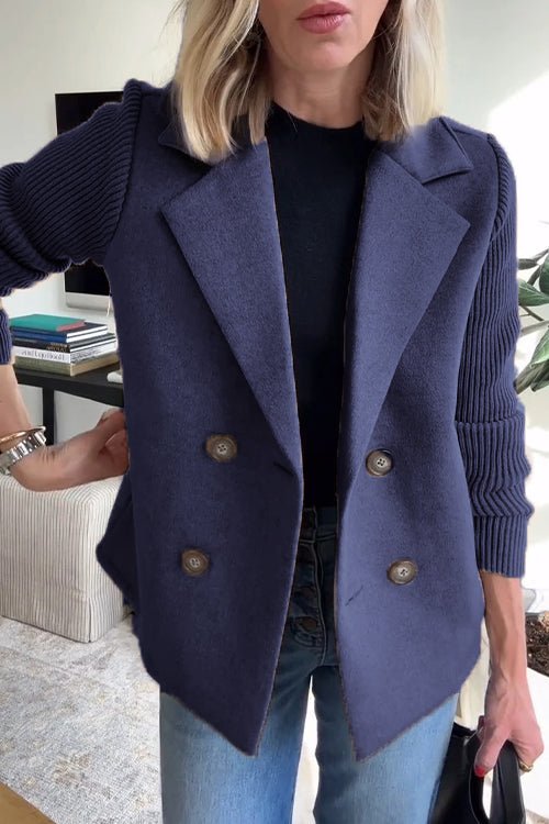 HagaStockholm™ | Elegant Stickad Ärmlös Blazer
