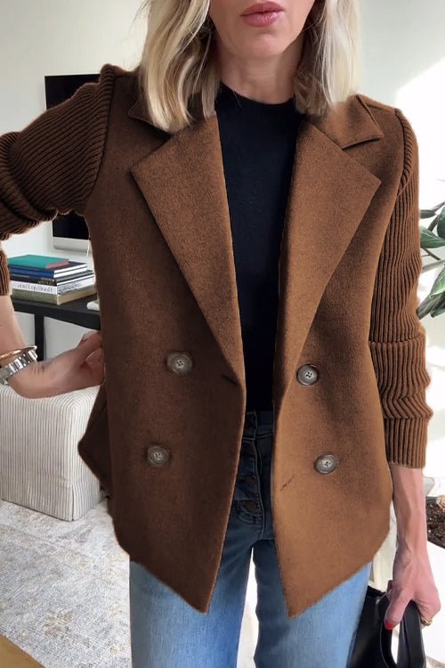 HagaStockholm™ | Elegant Stickad Ärmlös Blazer