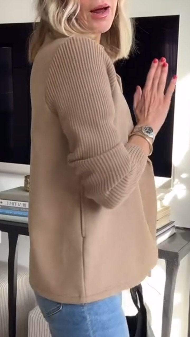 HagaStockholm™ | Elegant Stickad Ärmlös Blazer