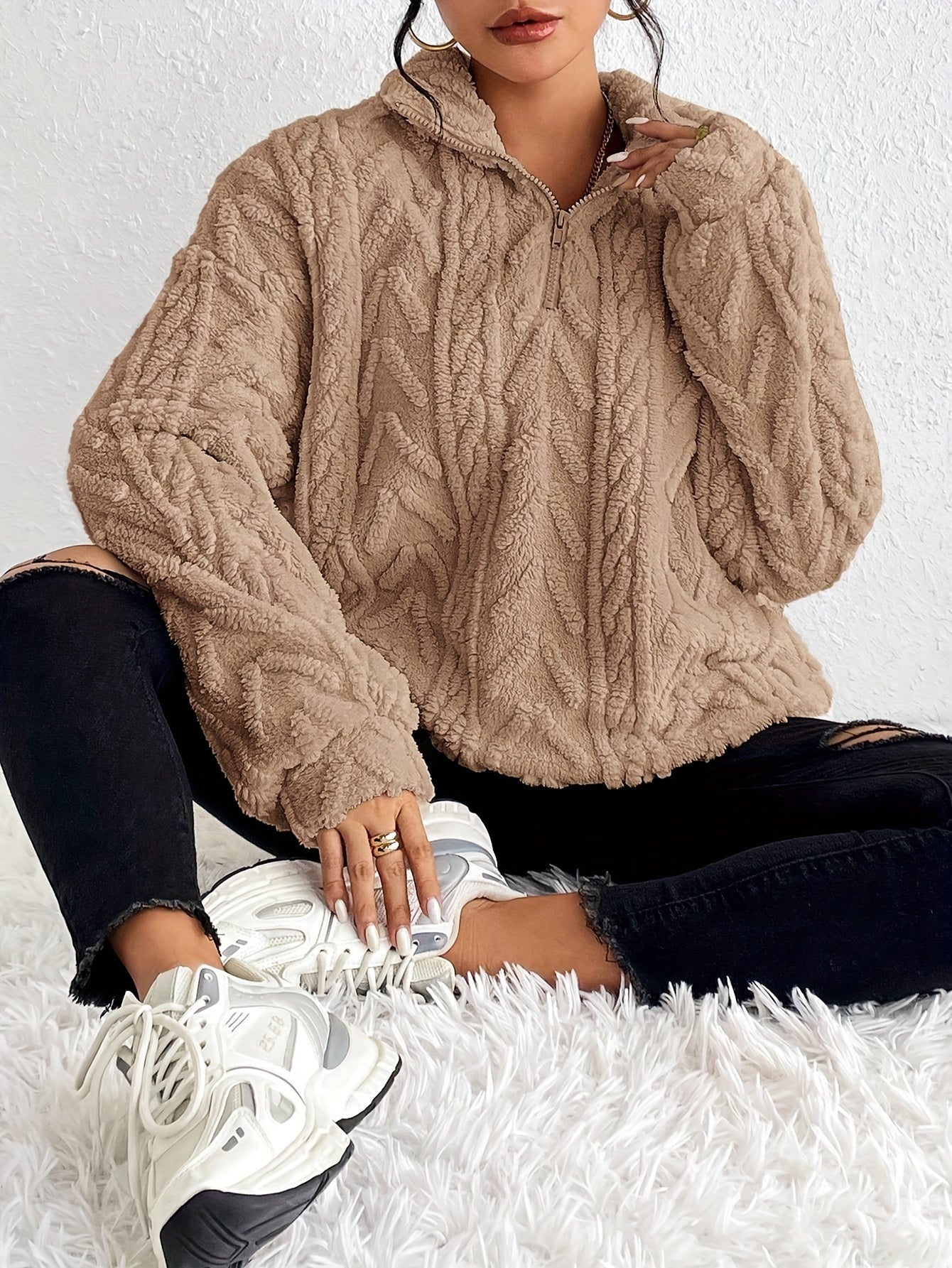 Ilse™ | Snygg fleecetröja