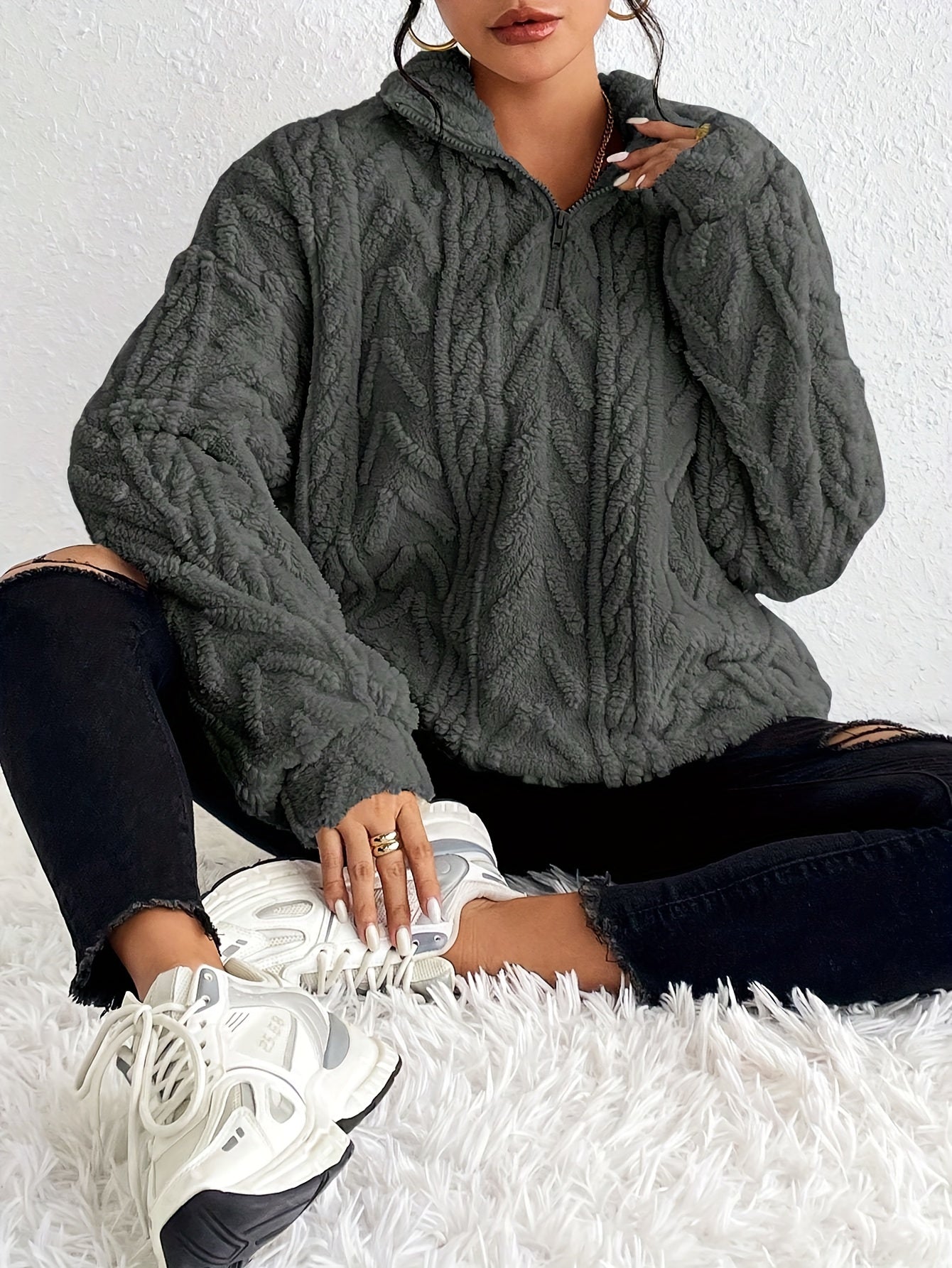 Ilse™ | Snygg fleecetröja