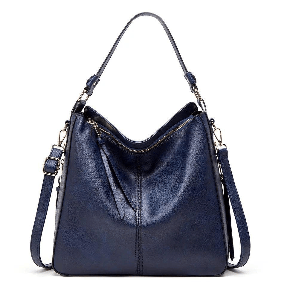 Vintage Leather Bag ’Verona’™ | Elegant väska med stor volym