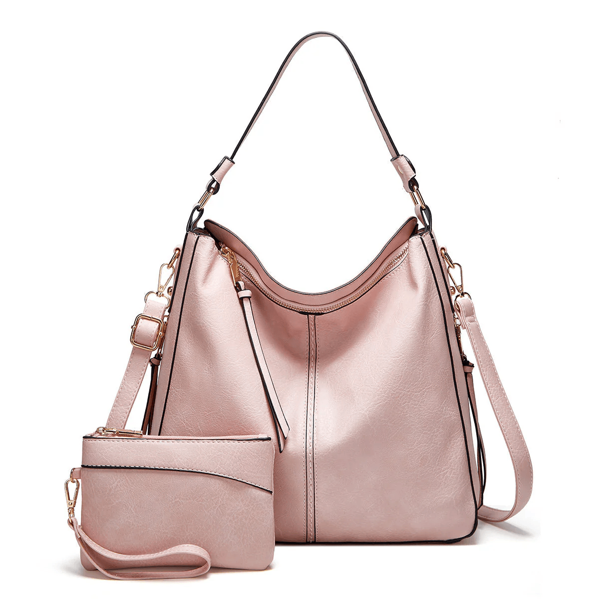 Vintage Leather Bag ’Verona’™ | Elegant väska med stor volym
