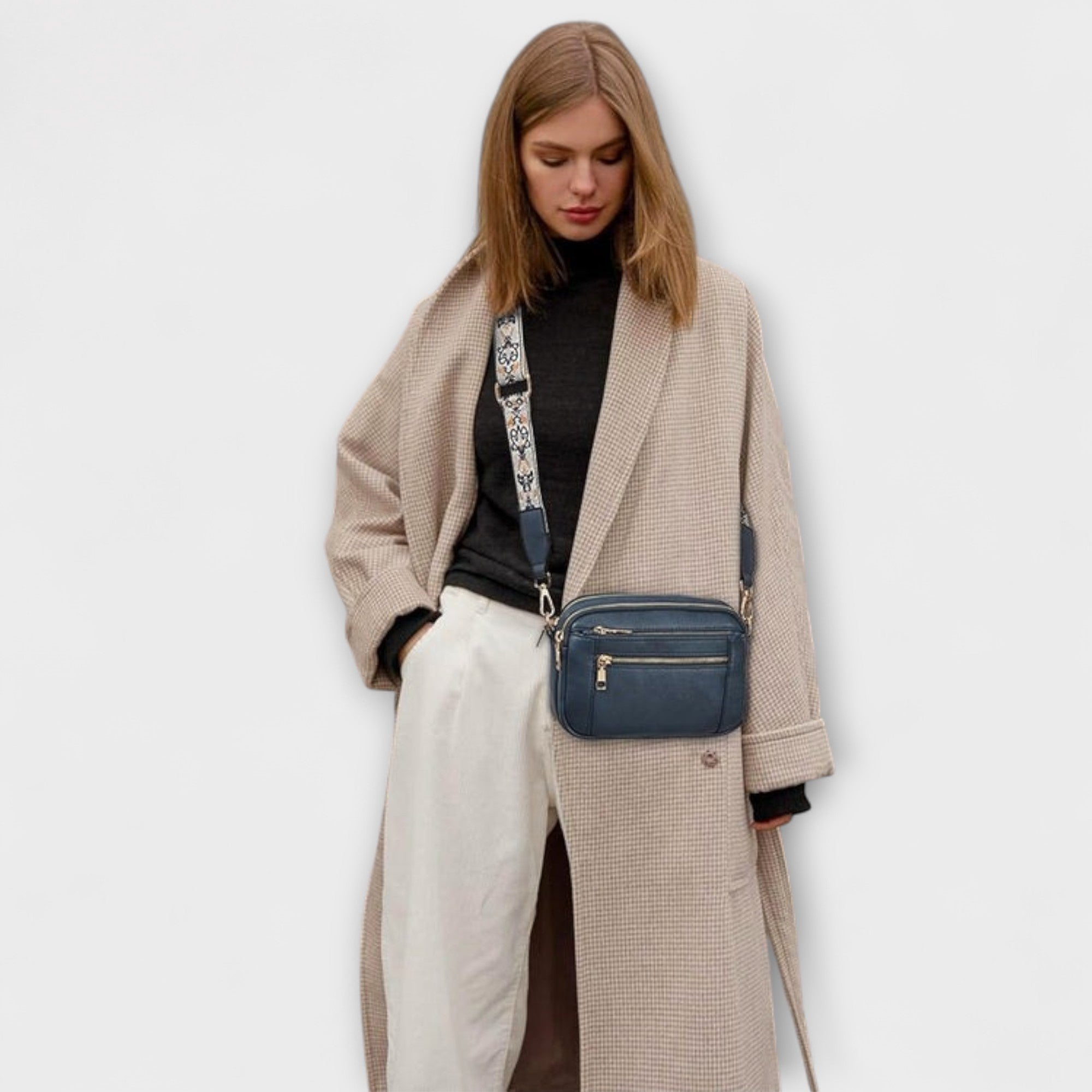 Haga™ -  Elegant Läderaxelväska