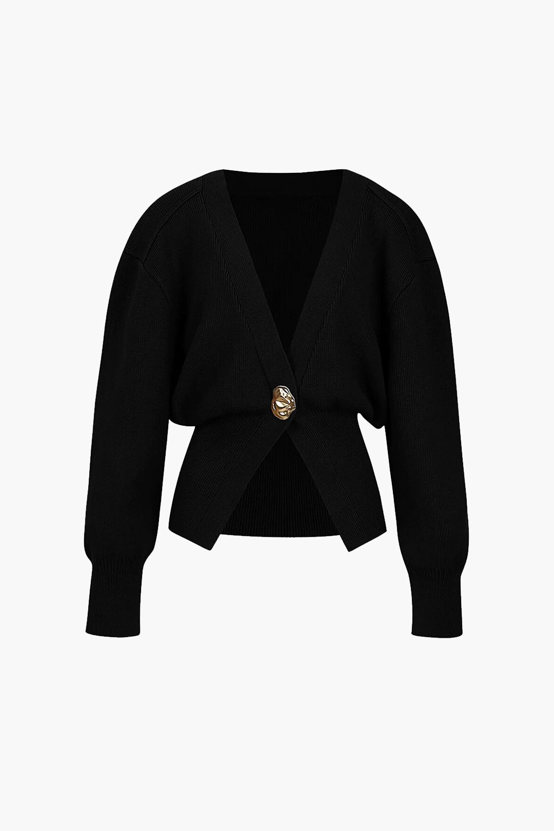 Linnéa-Sofia™ | Chic Kofta med Gyllene Knappar