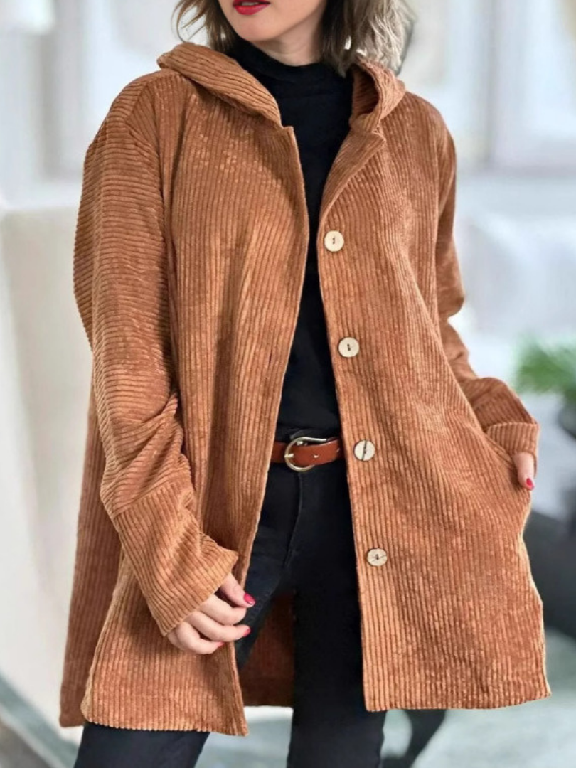 HagaStockholm™ | Corduroy jacka med huva